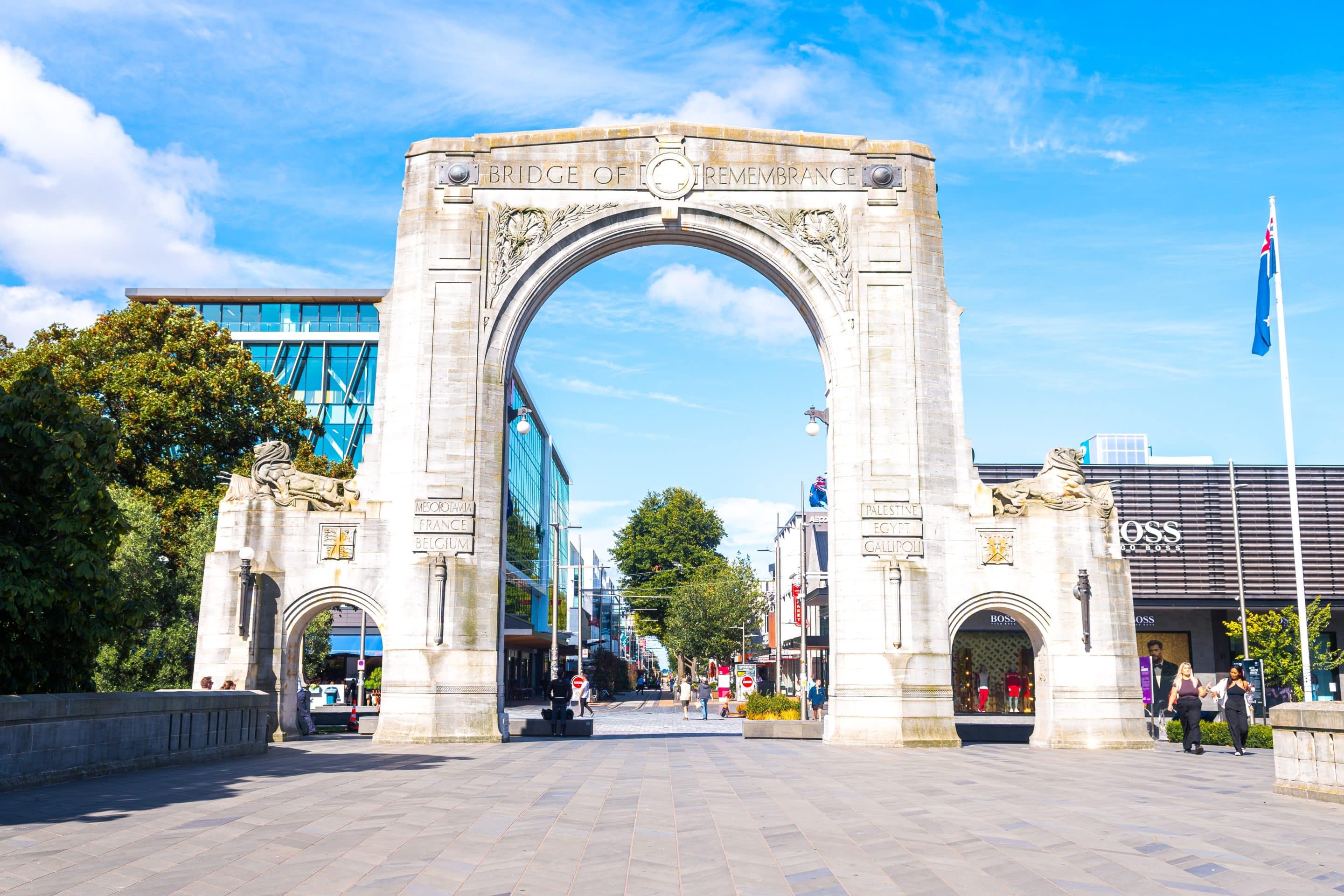 Christchurch,,New,Zealand.,14th,February,,2023:,Street,View,Of,Christchurch